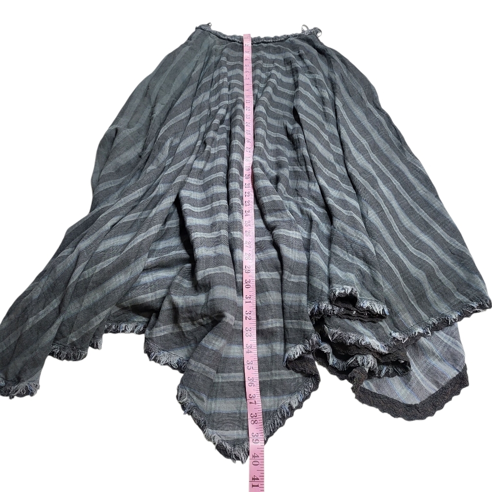 Free People asymmetrical long beautiful bohemian skirt with pockets - Picture 7 of 14